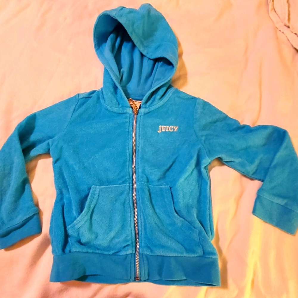 Juicy Couture female kids zippered jacket size 3T